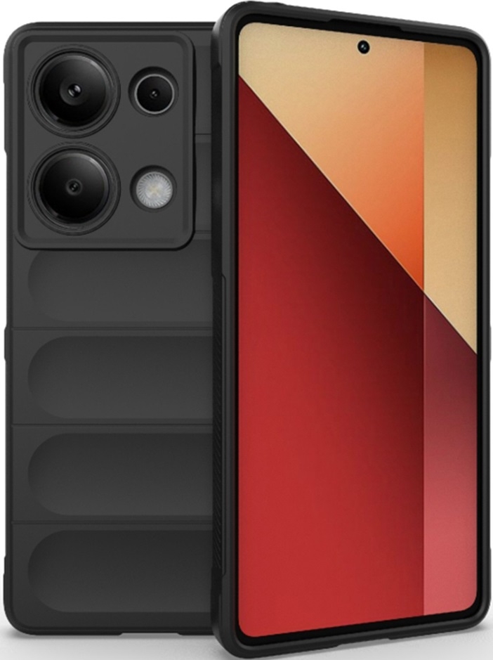 Θήκη Σιλικόνης - Xiaomi Redmi Note 13 Pro 4G / Poco M6 Pro 4G - Techsuit Magic Shield - Black