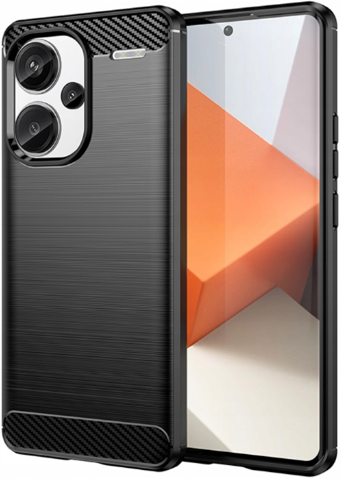 Θήκη Σιλικόνης - Xiaomi Redmi Note 13 Pro Plus - Spacecase Carbon - Black