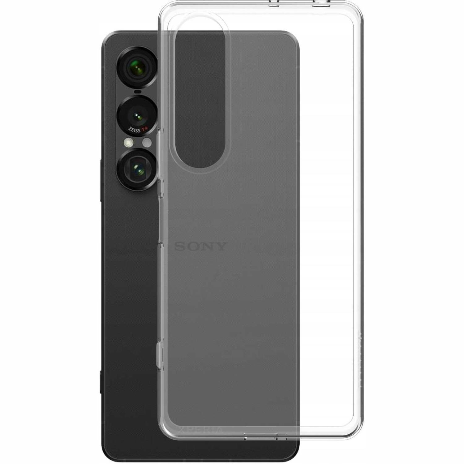 Θήκη Sony Xperia 1 VII Spacecase Clear Case Διάφανη Σιλικόνης 1mm Transparent