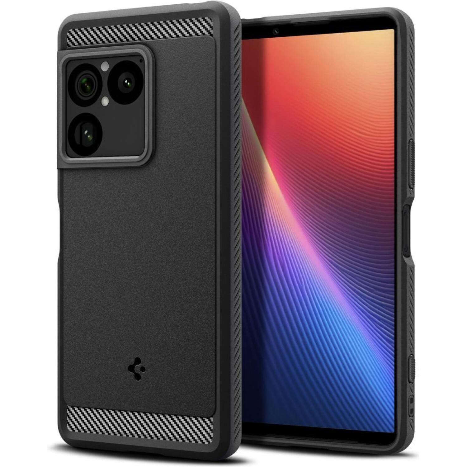 Θήκη Sony Xperia 1 VIII Spigen Rugged Armor Ανθεκτική Σιλικόνης Matte Black