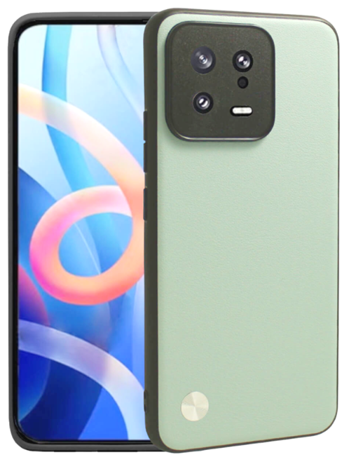 Θήκη Xiaomi 13 - Bodycell Vegan Cover Σκληρή - Light Green (5206015077234)