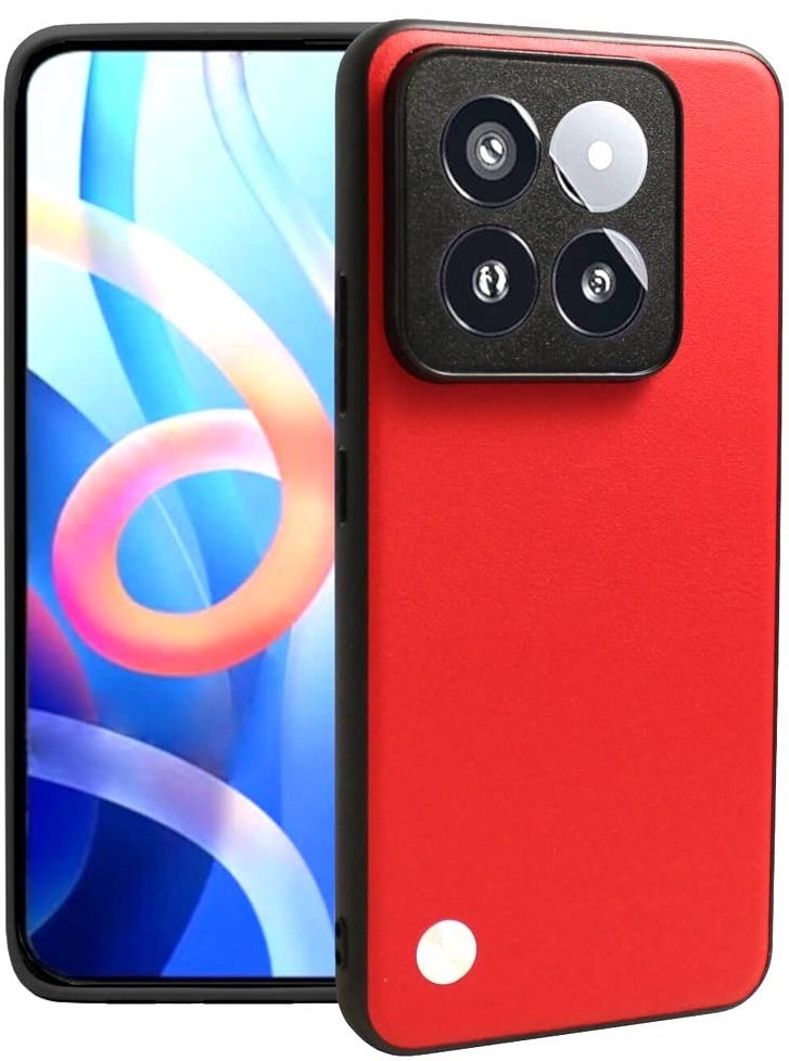 Θήκη Xiaomi 14 Pro - Bodycell Vegan Cover Σκληρή - Red (5206015077401)