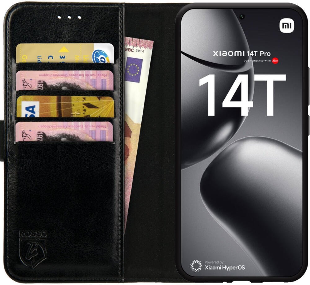 Θήκη Xiaomi 14T Pro Rosso Element PU Πορτοφόλι Black