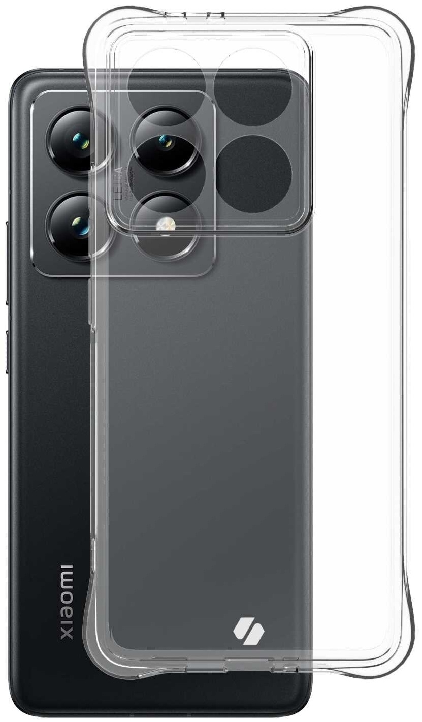 Θήκη Xiaomi 14T Pro Spacecase Anti-Shock Διάφανη Σιλικόνης 1mm - Clear (5905719112998)