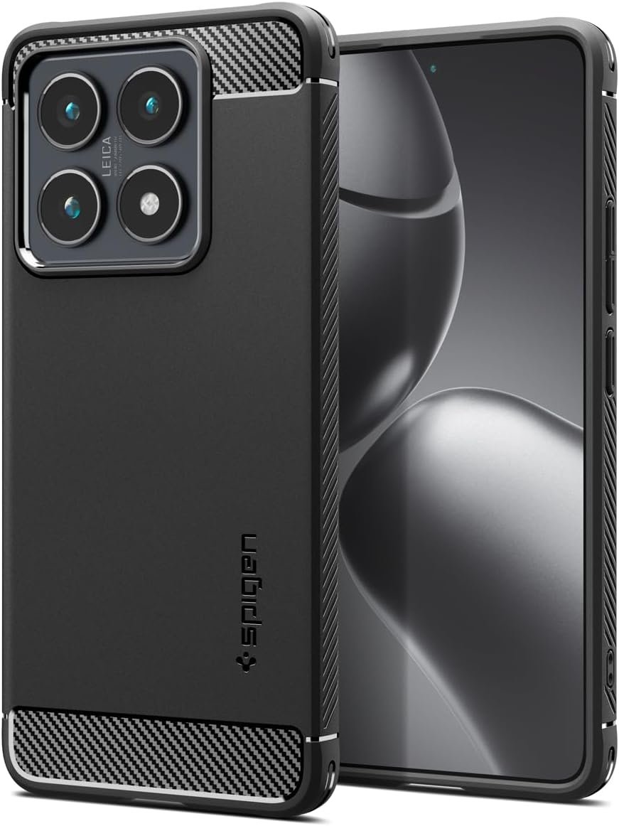 Θήκη Xiaomi 14T Pro Spigen Rugged Armor Ανθεκτική Σιλικόνης Matte Black