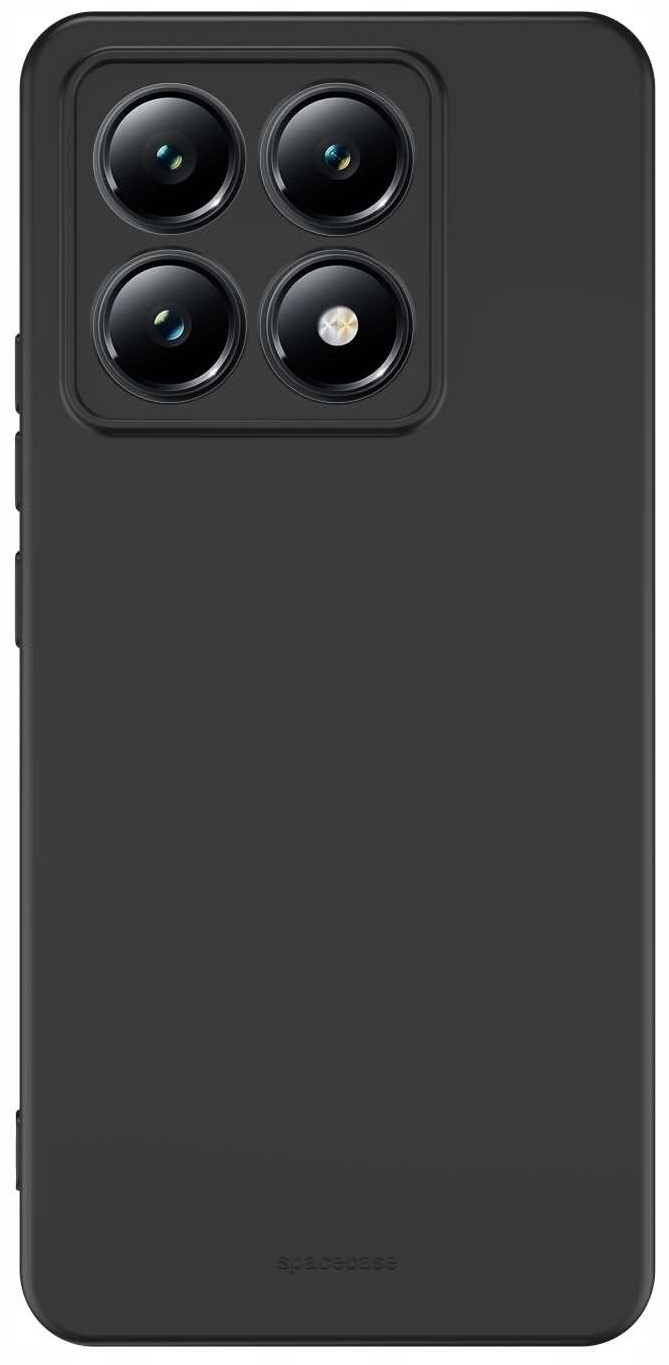 Θήκη Xiaomi 14T Spacecase Silicone Case Σιλικόνης Black 