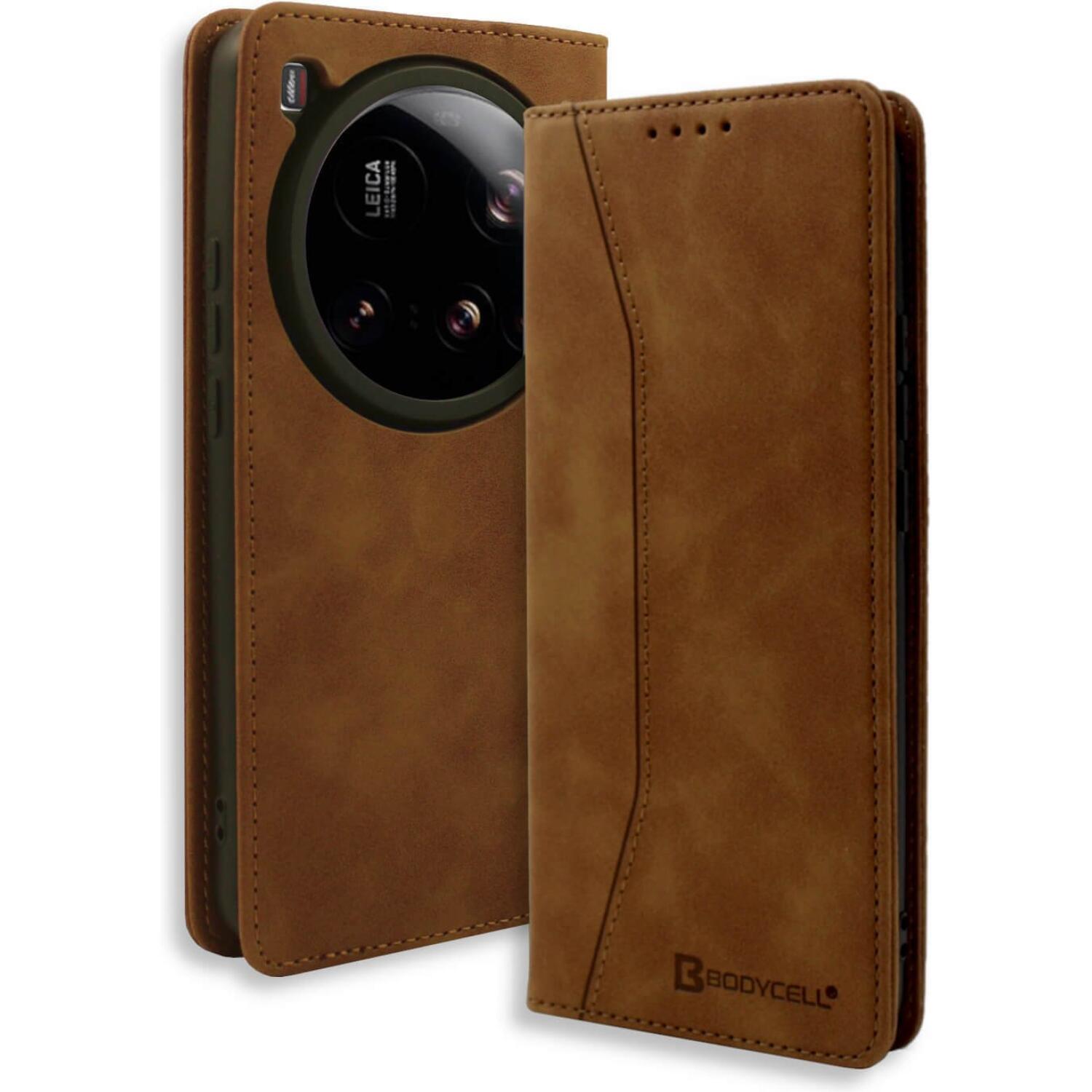 Θήκη Xiaomi 15 Ultra Bodycell Book Case Πορτοφόλι Brown
