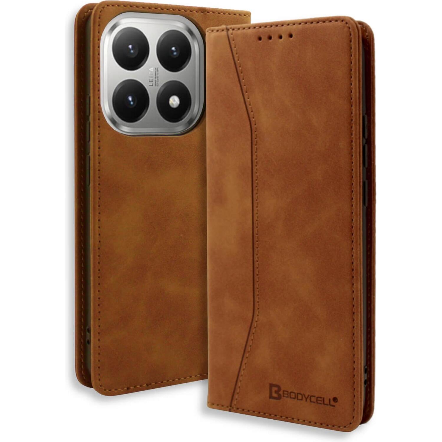 Θήκη Xiaomi 15T Bodycell Book Case Πορτοφόλι Brown