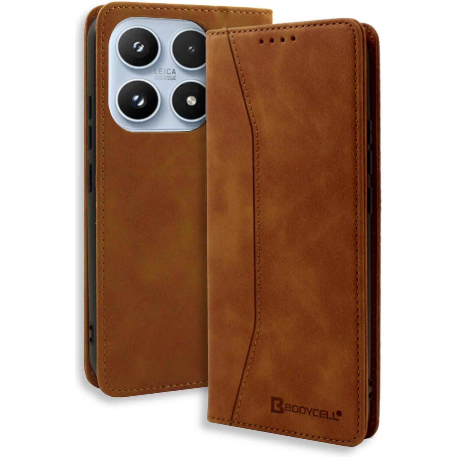 Θήκη Xiaomi 17 Bodycell Book Case Πορτοφόλι Brown
