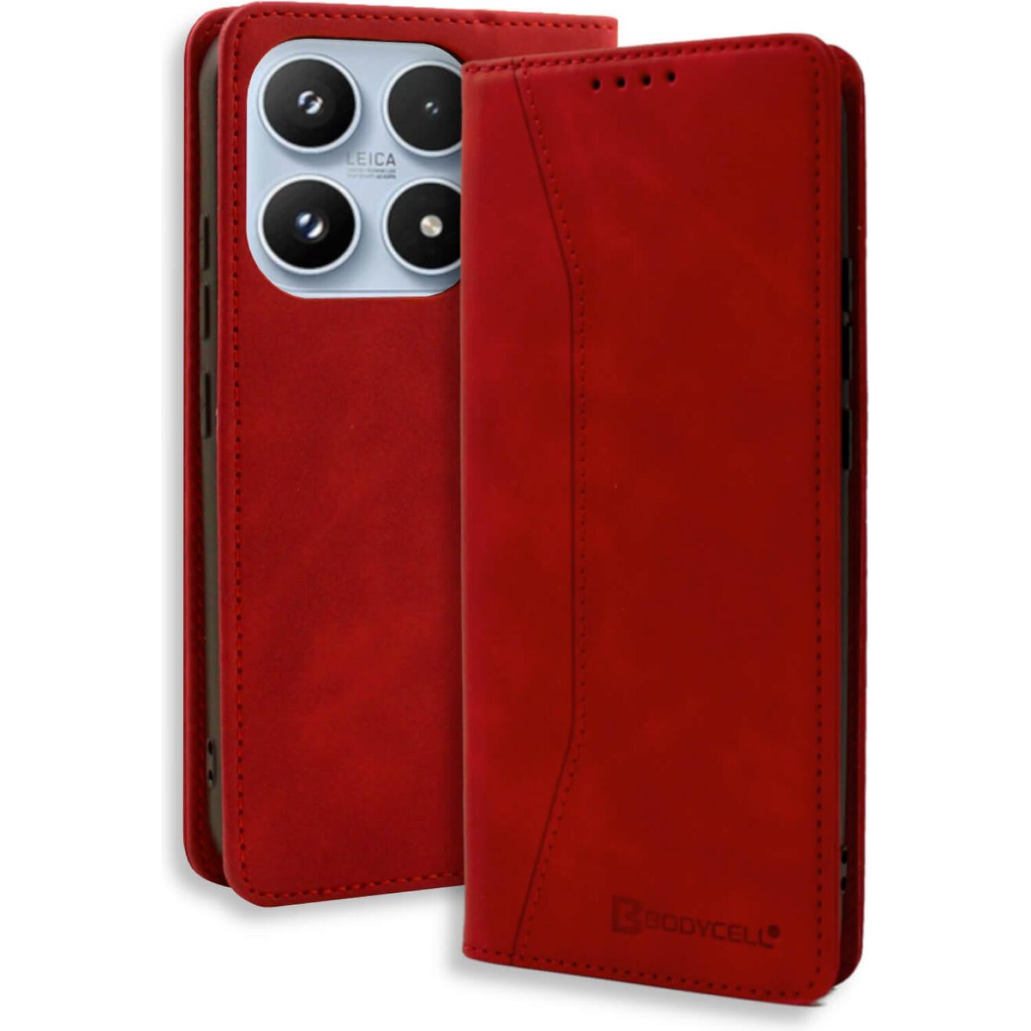 Θήκη Xiaomi 17 Bodycell Book Case Πορτοφόλι Red