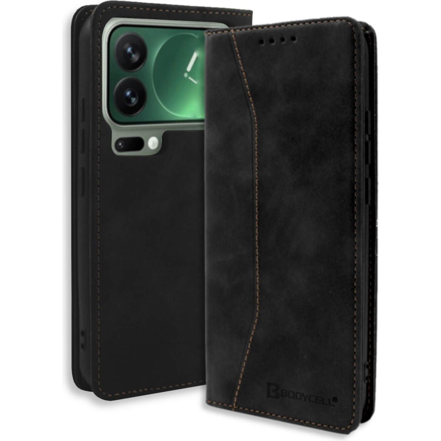 Θήκη Xiaomi 17 Pro Max Bodycell Book Case Πορτοφόλι Black