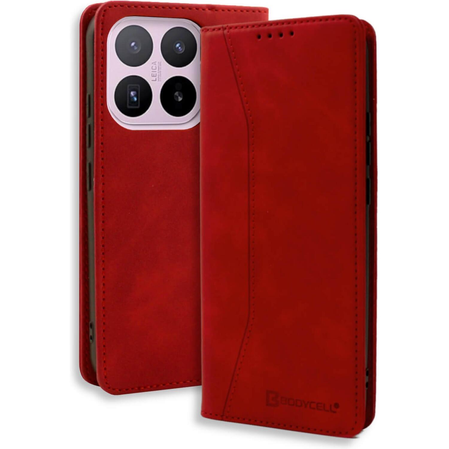 Θήκη Xiaomi 17T Bodycell Book Case Πορτοφόλι Red