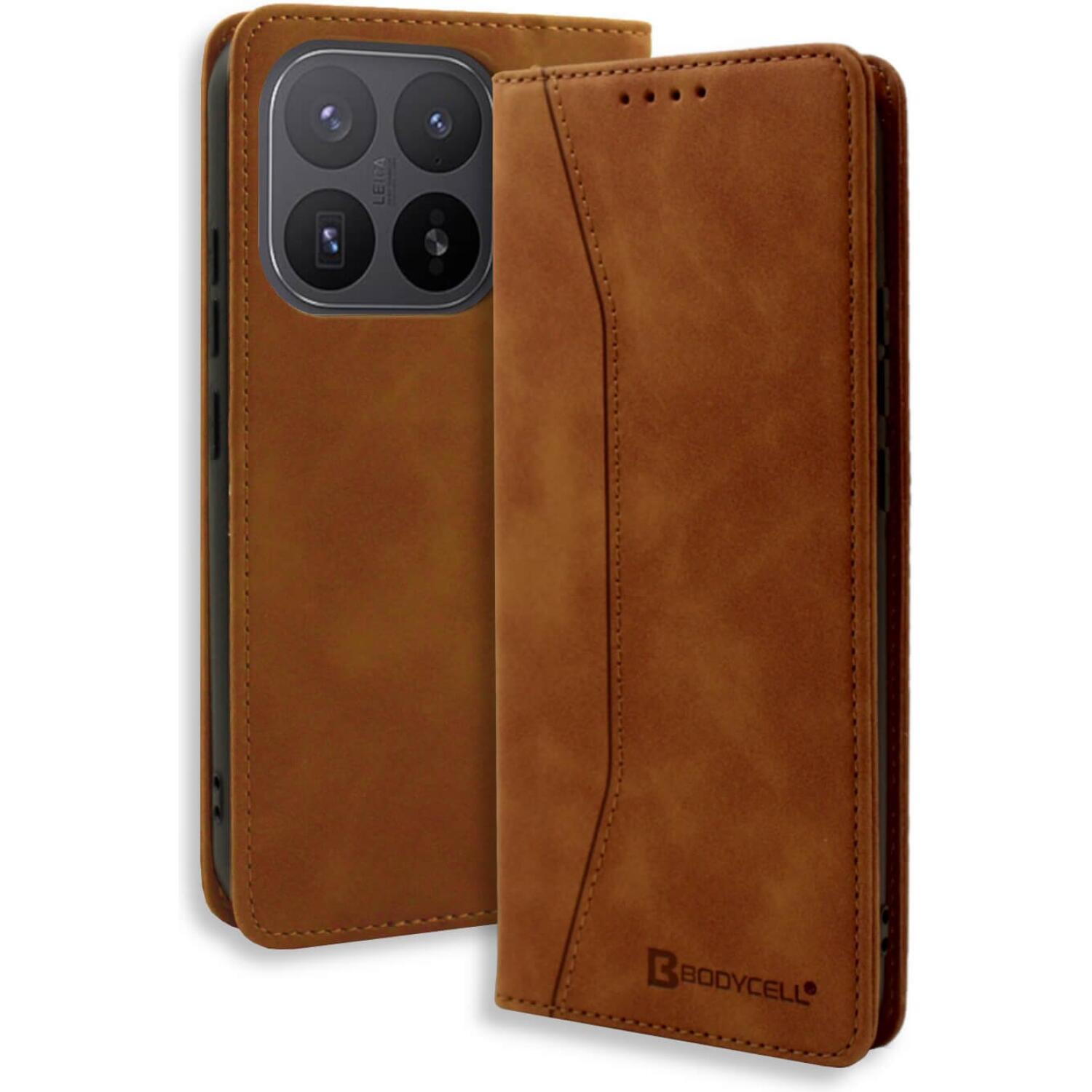 Θήκη Xiaomi 17T Pro Bodycell Book Case Πορτοφόλι Brown
