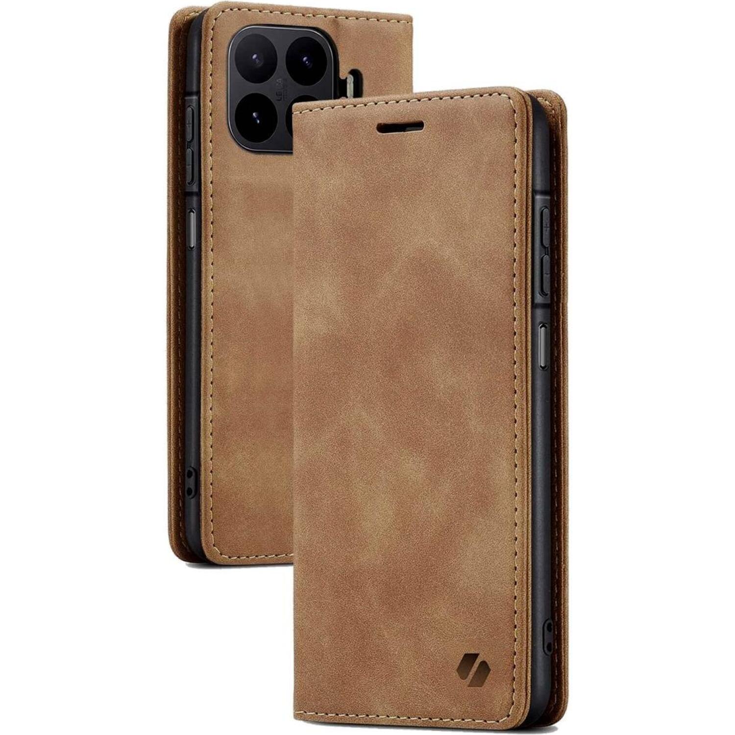 Θήκη Xiaomi 17T Pro Spacecase Wallet Πορτοφόλι Light Brown
