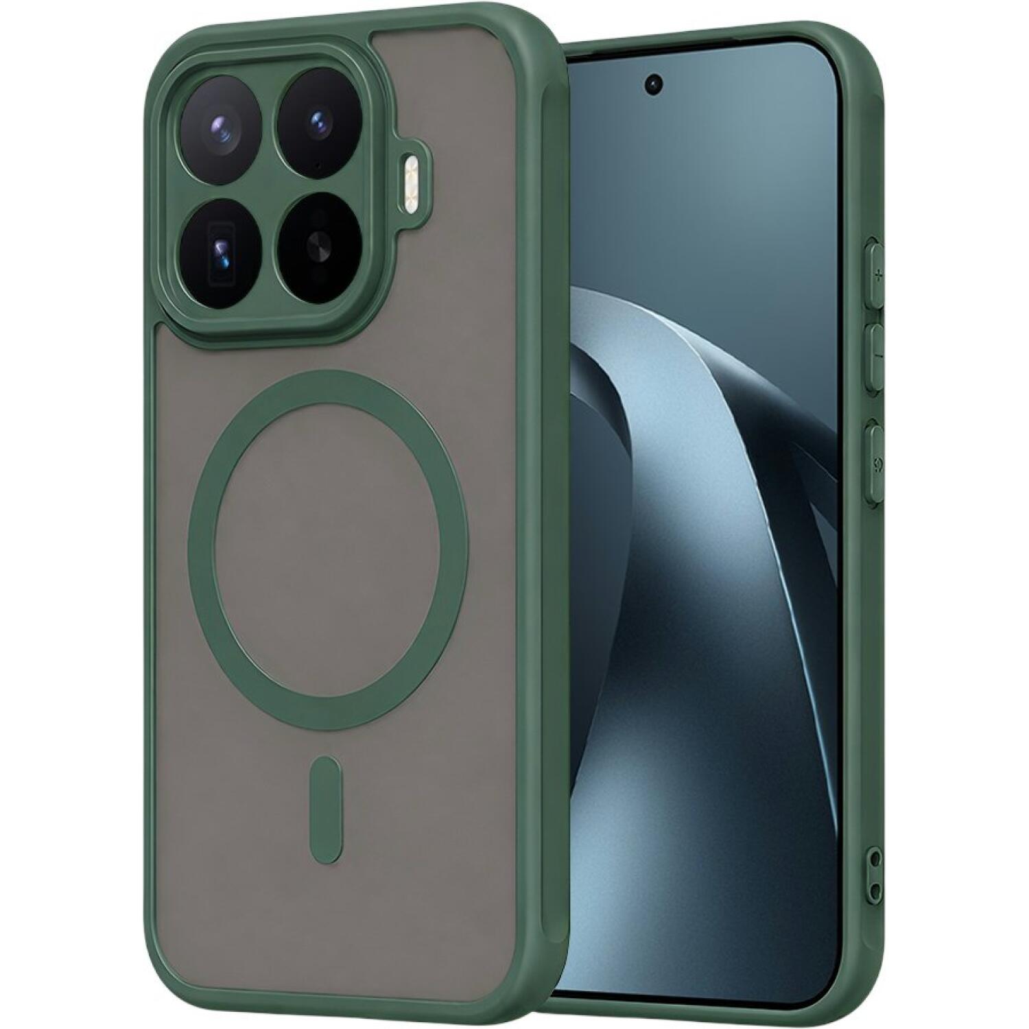 Θήκη Xiaomi 17T Pro Techsuit HaloFrost II MagSafe Σκληρή Ημιδιάφανη με MagSafe Green