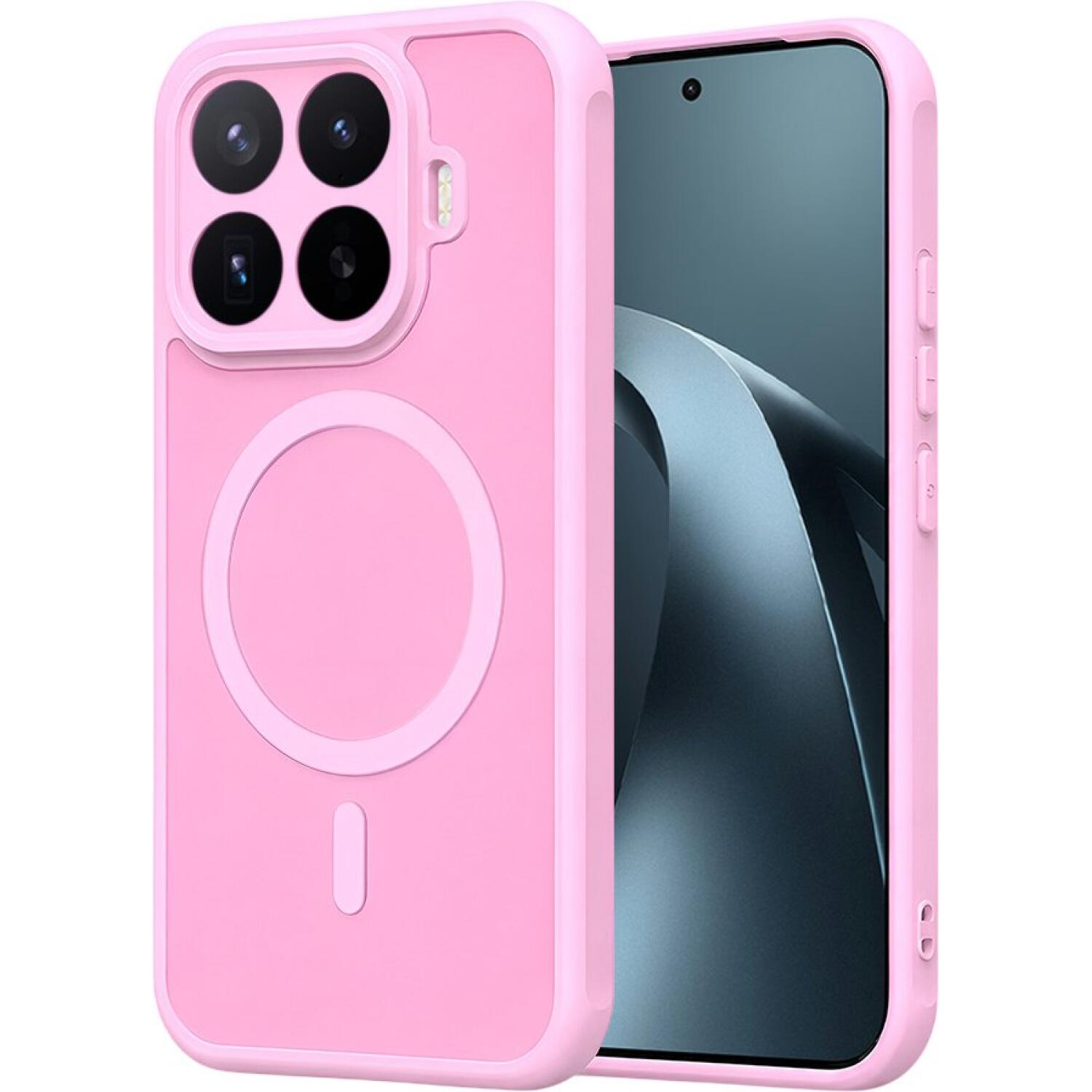 Θήκη Xiaomi 17T Pro Techsuit HaloFrost II MagSafe Σκληρή Ημιδιάφανη με MagSafe Pink
