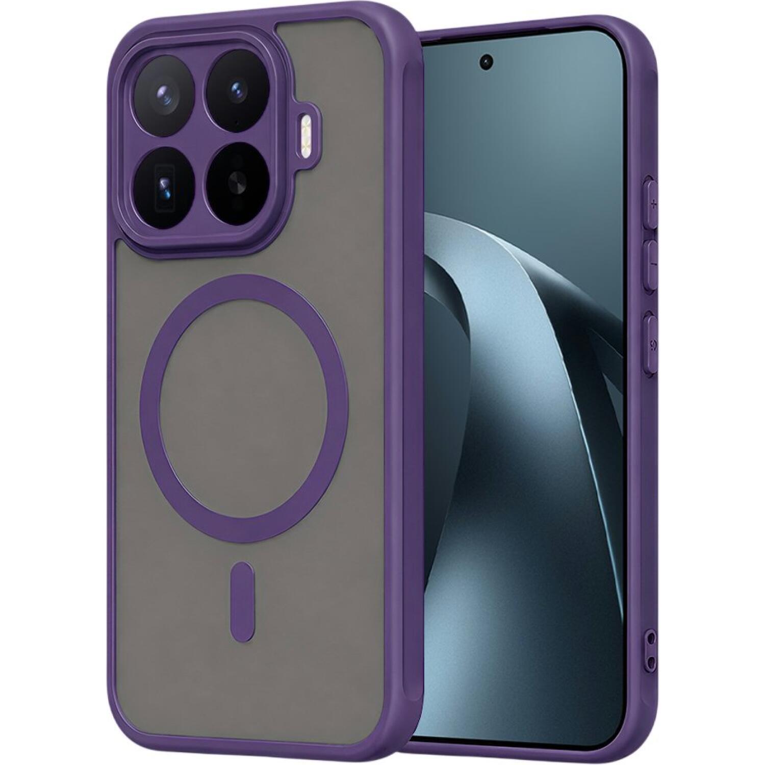 Θήκη Xiaomi 17T Pro Techsuit HaloFrost II MagSafe Σκληρή Ημιδιάφανη με MagSafe Purple
