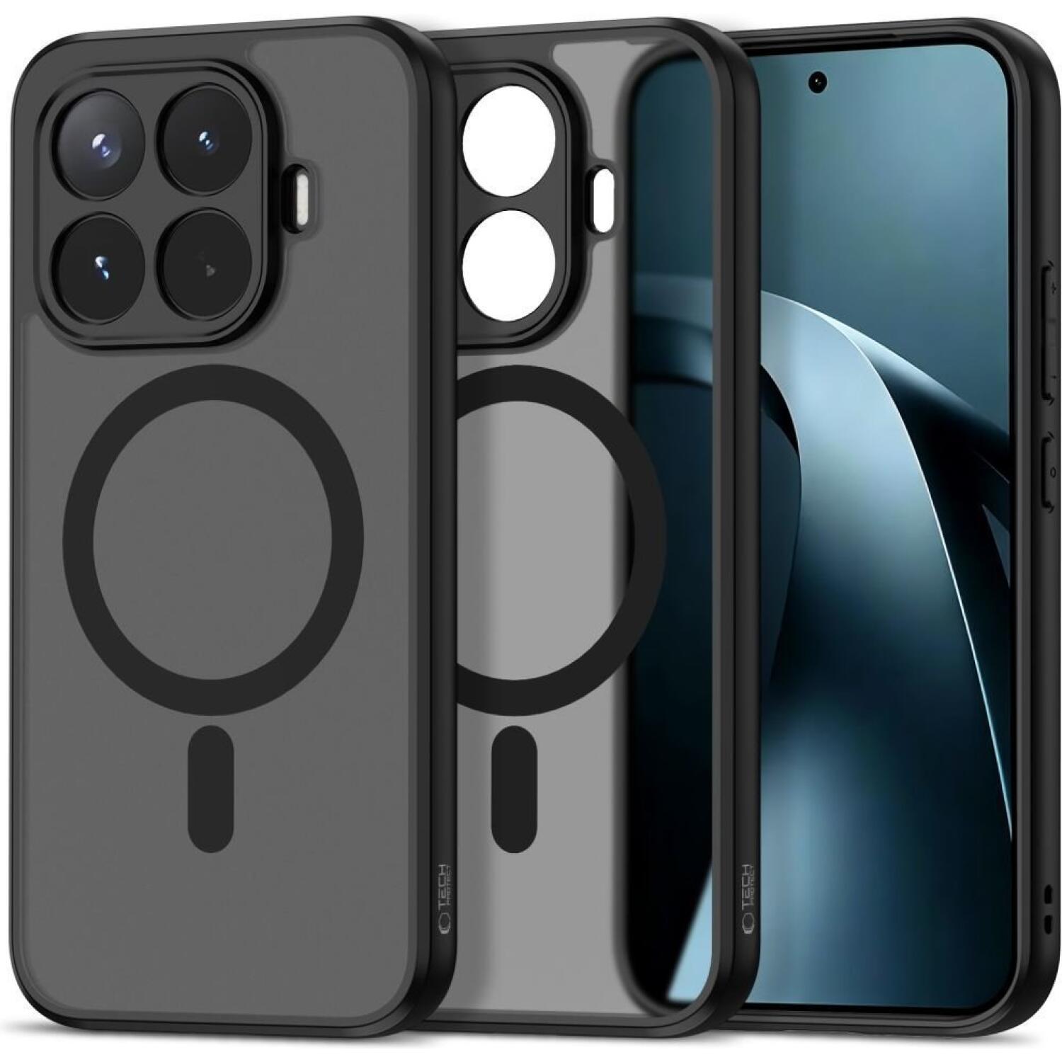 Θήκη Xiaomi 17T Tech-Protect MagMat Σκληρή Ημιδιάφανη με MagSafe Matte Black