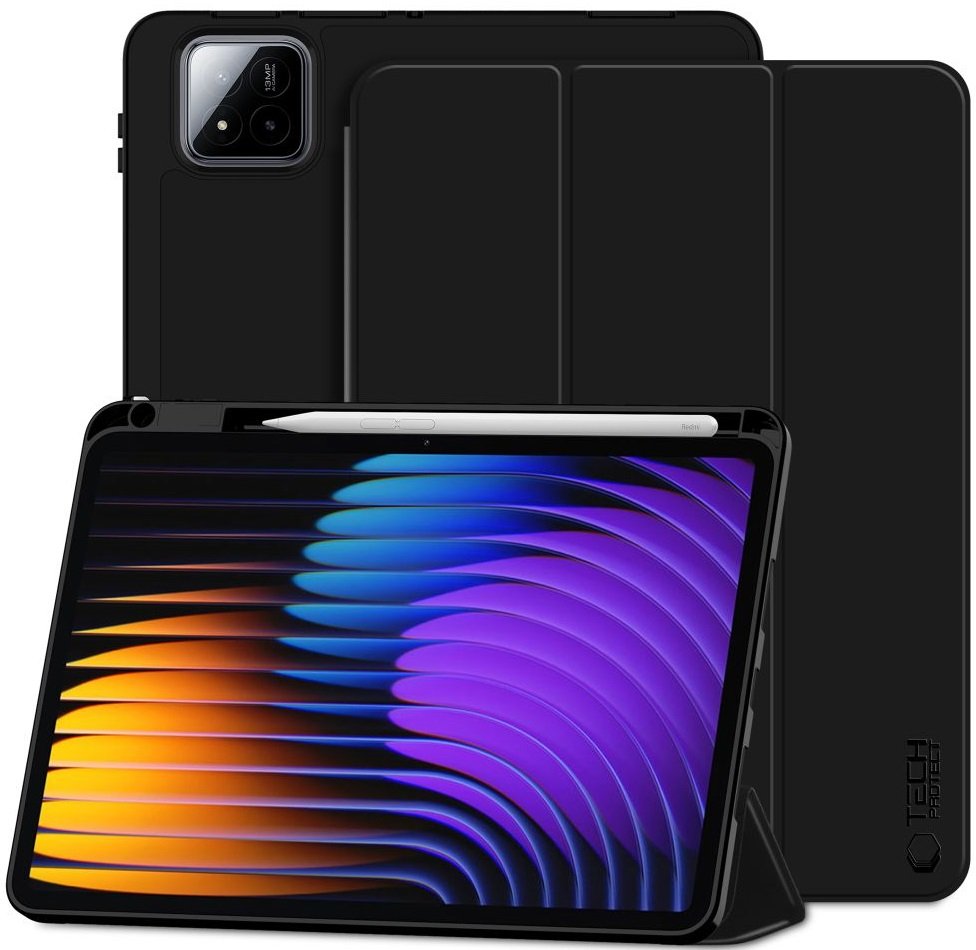 Θήκη Xiaomi Pad 7 / 7 Pro 11.2" Tech-Protect SC Pen Smartcase Flip με Υποδοχή για Γραφίδα Black