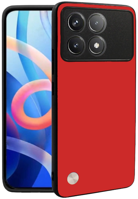 Θήκη Xiaomi Poco F6 Pro Bodycell Vegan Cover Σκληρή - Red (5206015078323)