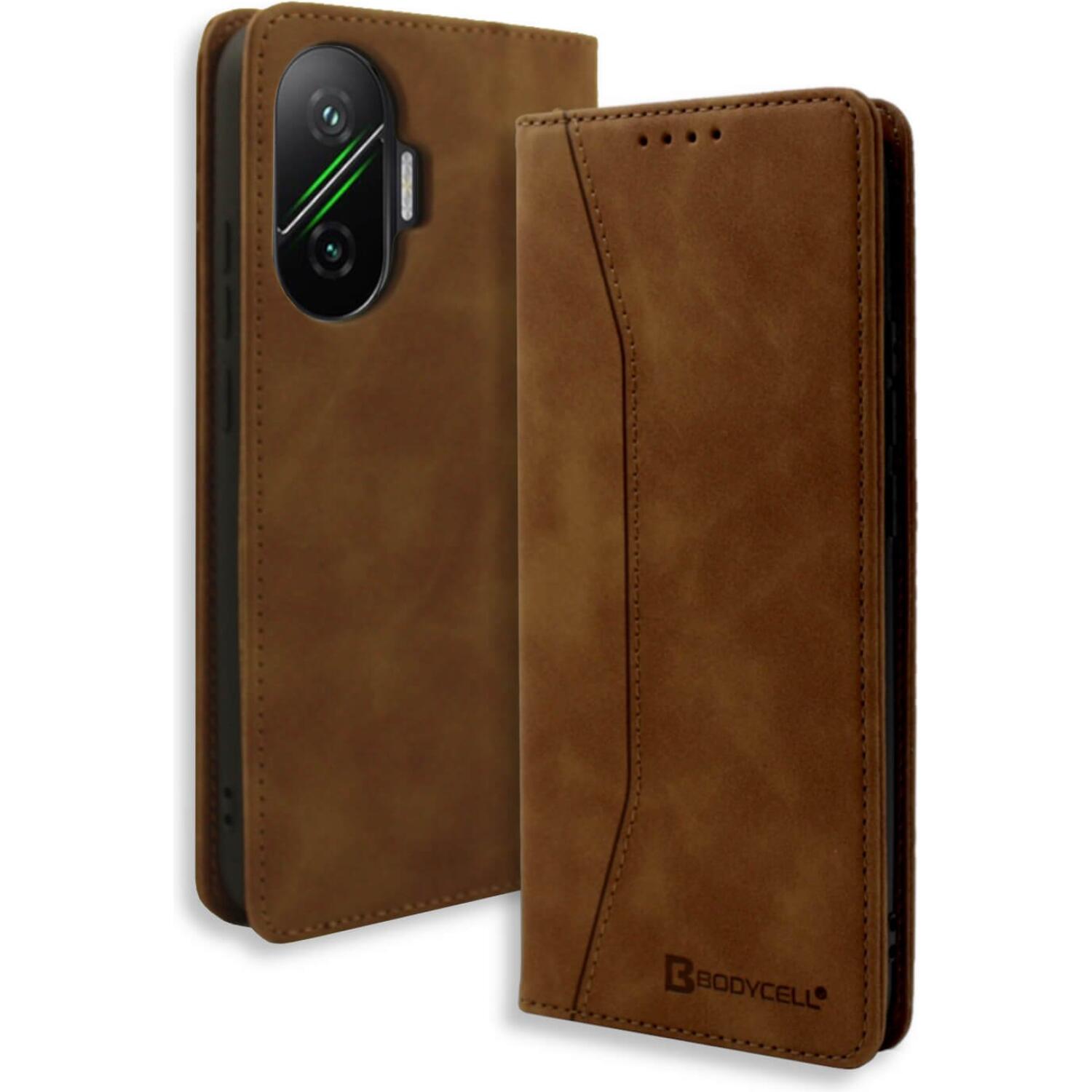 Θήκη Xiaomi Poco F7 Bodycell Book Case Πορτοφόλι Brown