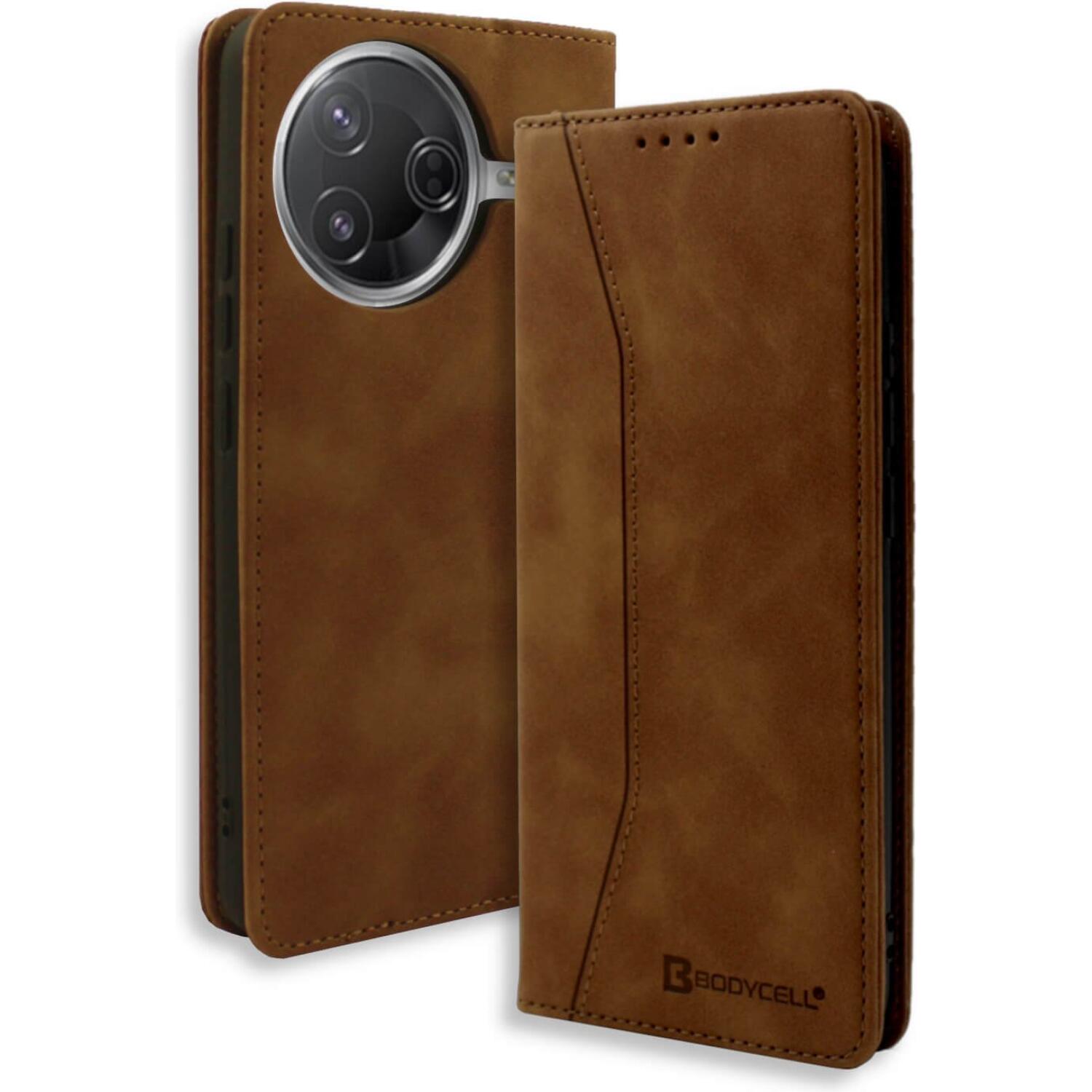 Θήκη Xiaomi Poco F7 Pro Bodycell Book Case Πορτοφόλι Brown