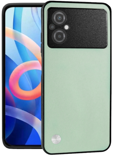 Θήκη Xiaomi Poco M5 Bodycell Vegan Cover Σκληρή Light Green