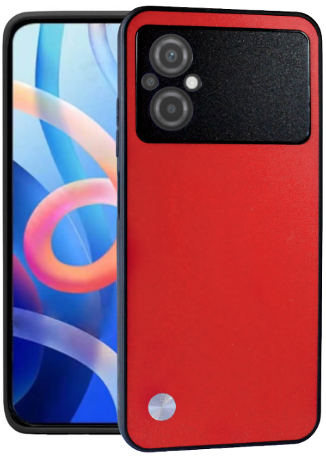 Θήκη Xiaomi Poco M5 Bodycell Vegan Cover Σκληρή - Red (5206015078361)