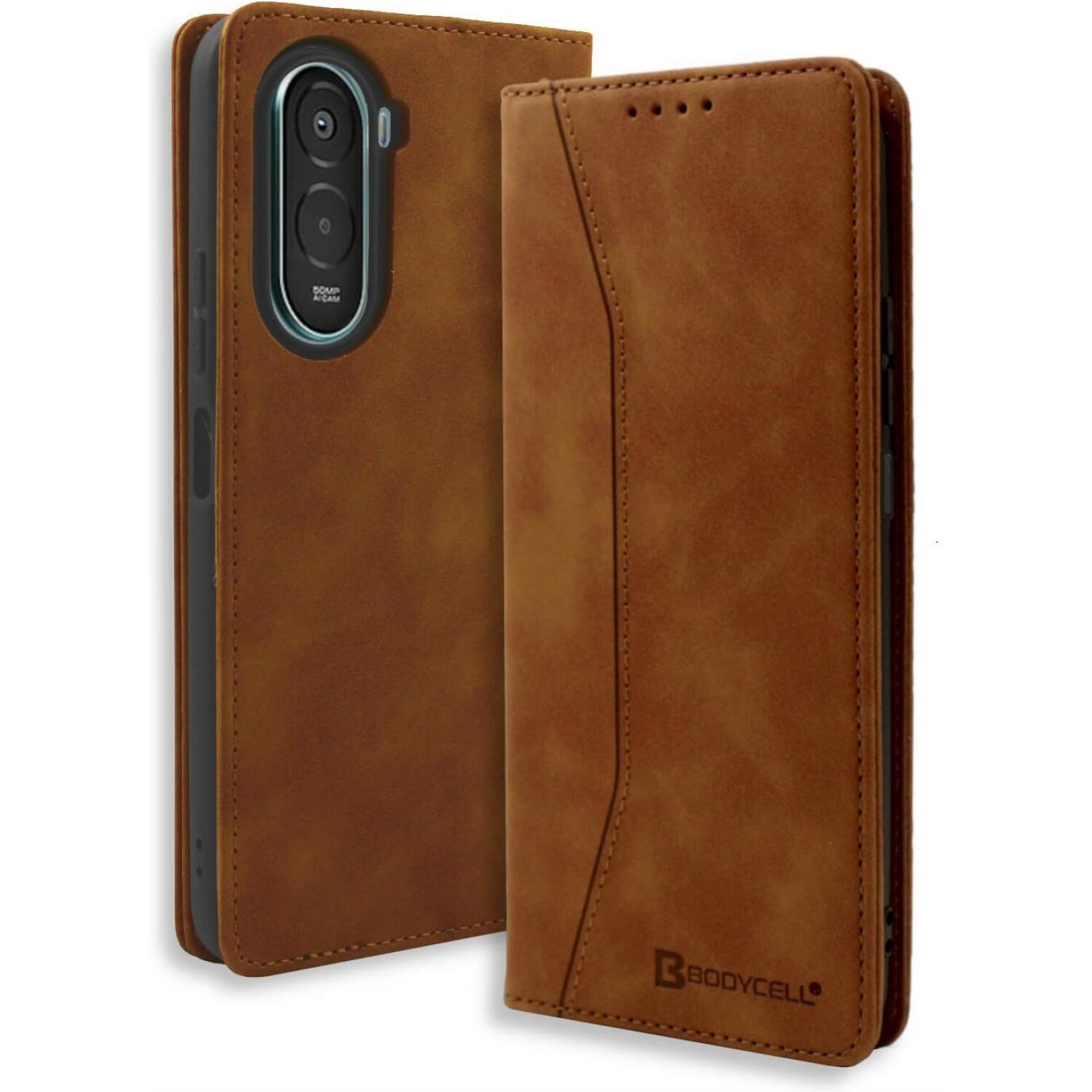 Θήκη Xiaomi Poco M7 4G Bodycell Book Case Πορτοφόλι Brown