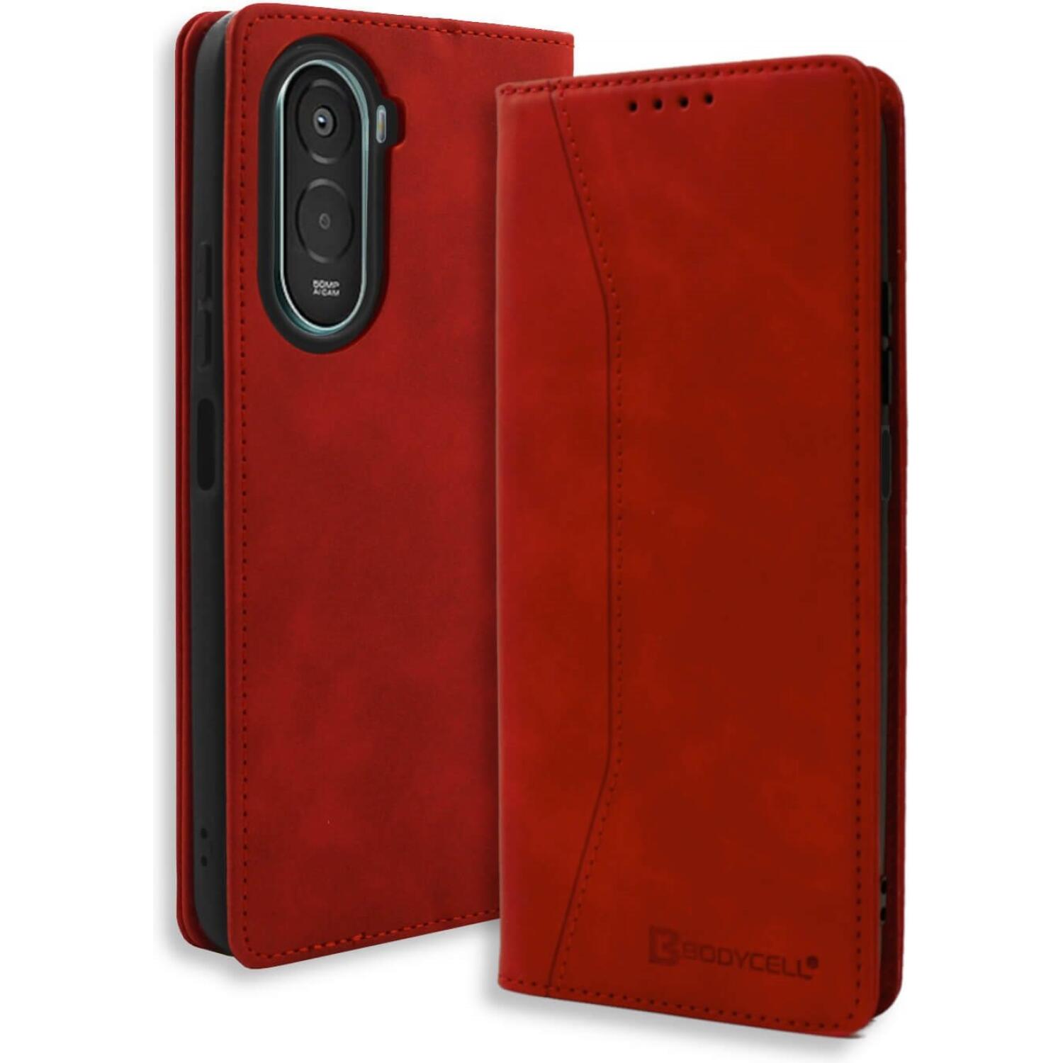 Θήκη Xiaomi Poco M7 4G Bodycell Book Case Πορτοφόλι Red