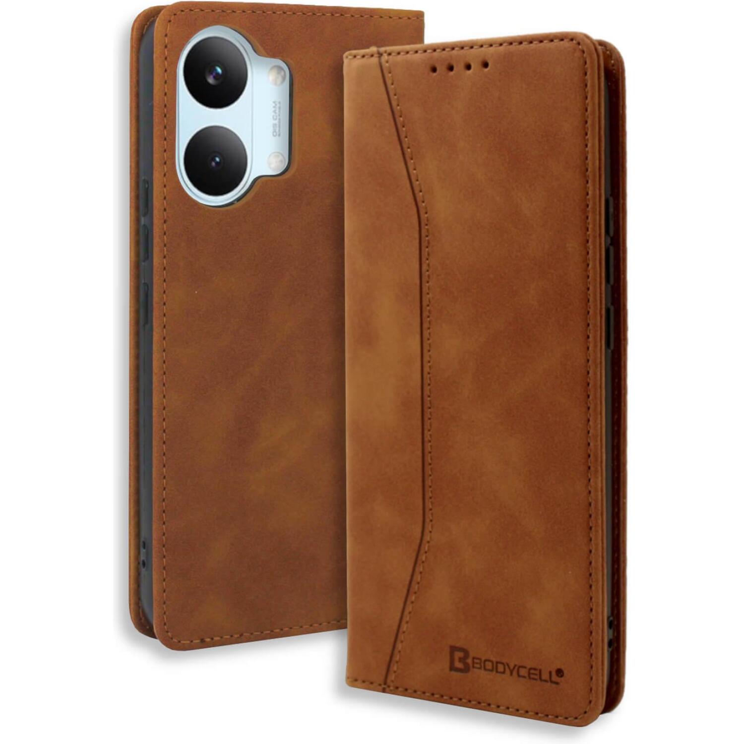 Θήκη Xiaomi Poco X8 Pro Max Bodycell Book Case Πορτοφόλι Brown