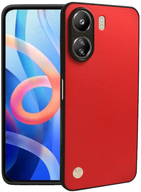 Θήκη Xiaomi Redmi 13C 4G / Poco C65 Bodycell Vegan Cover Σκληρή - Red (5206015078521)