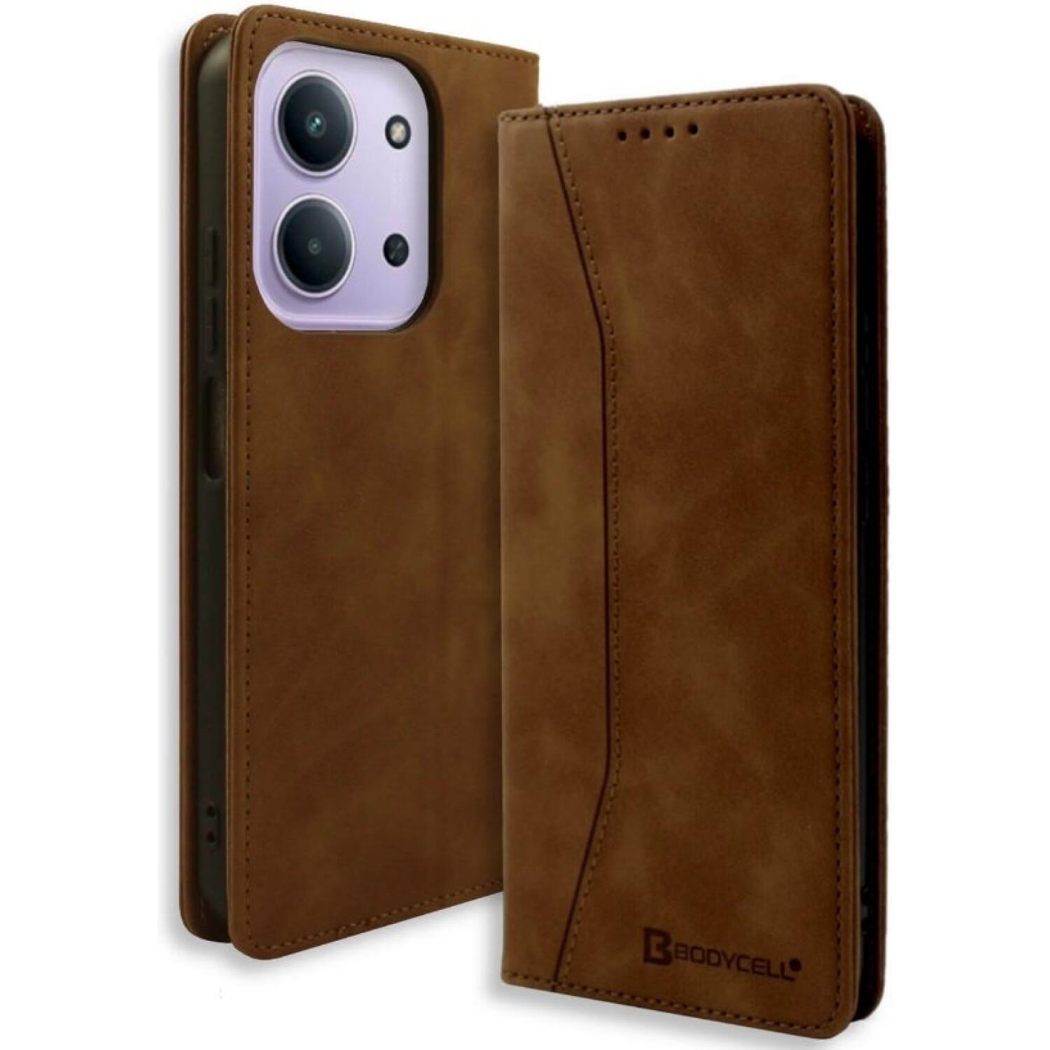 Θήκη Xiaomi Redmi 15C 5G Bodycell Book Case Πορτοφόλι Brown