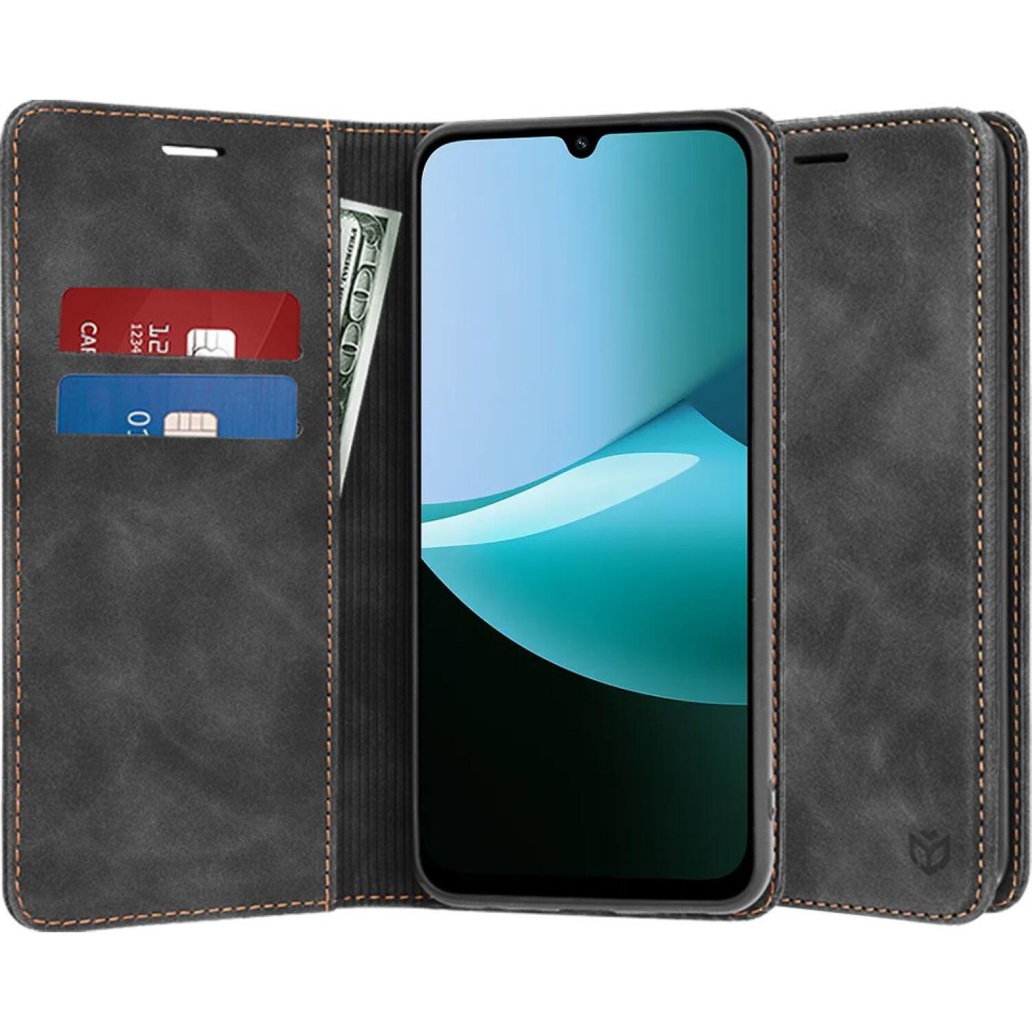 Θήκη Xiaomi Redmi 15C 5G / Poco C85 5G Techsuit Confy Cover Πορτοφόλι Black
