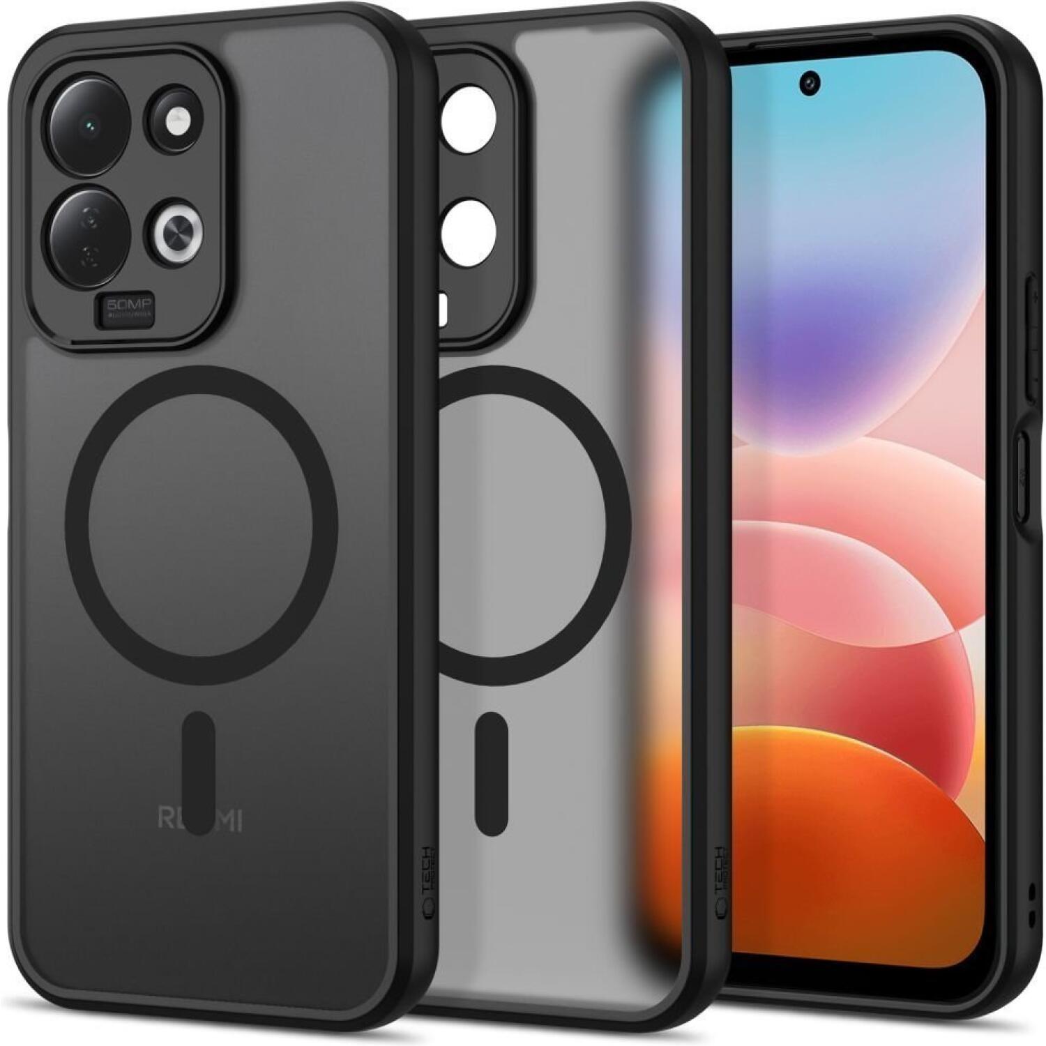 Θήκη Xiaomi Redmi 17 Tech-Protect MagMat Σκληρή Ημιδιάφανη με MagSafe Matte Black
