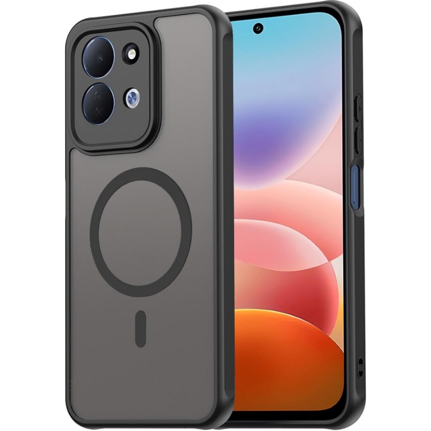 Θήκη Xiaomi Redmi 17 Techsuit HaloFrost II MagSafe Σκληρή Ημιδιάφανη με MagSafe Black