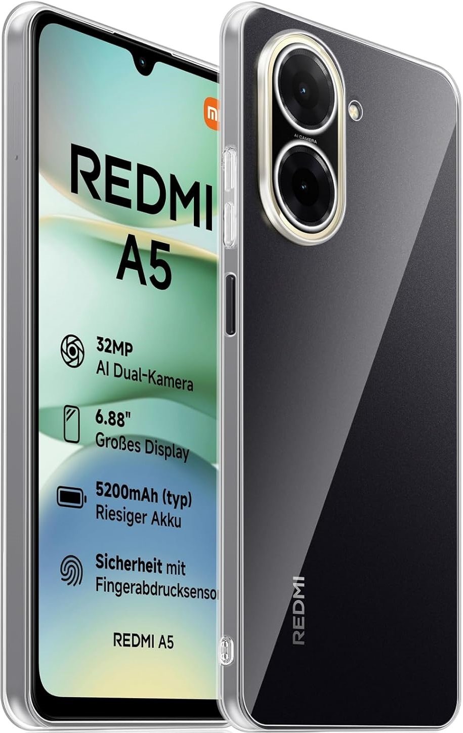 Θήκη Xiaomi Redmi A5 4G Vivid Gelly Διάφανη Σιλικόνης Transparent