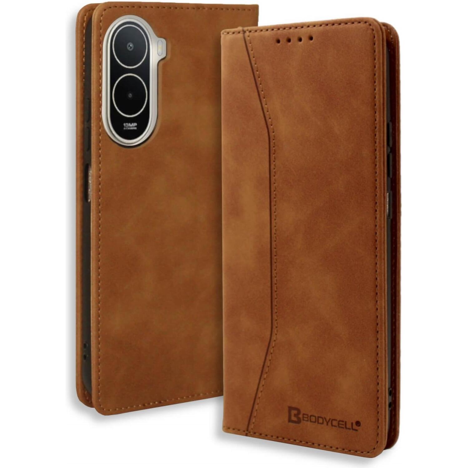 Θήκη Xiaomi Redmi A7 Pro 4G Bodycell Book Case Πορτοφόλι Brown