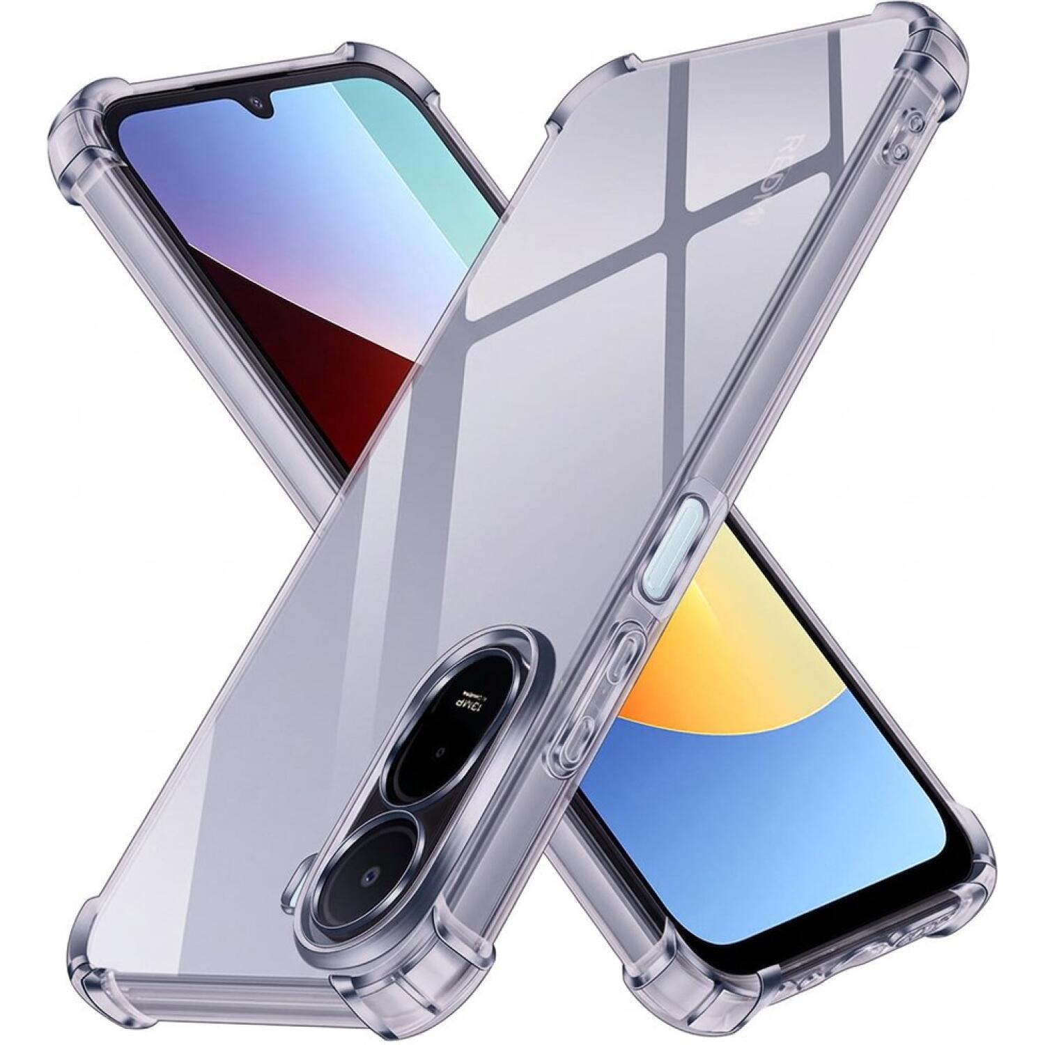 Θήκη Xiaomi Redmi A7 Pro 4G Techsuit Shockproof Clear Silicone Σιλικόνης Smoke Black
