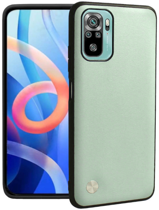 Θήκη Xiaomi Redmi Note 10 / Note 10S / Poco M5s Bodycell Vegan Cover Σκληρή Light Green