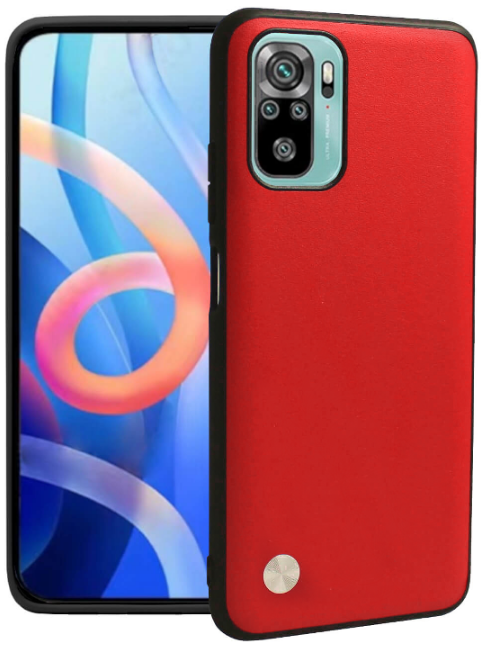 Θήκη Xiaomi Redmi Note 10 / Note 10S / Poco M5s Bodycell Vegan Cover Σκληρή Red