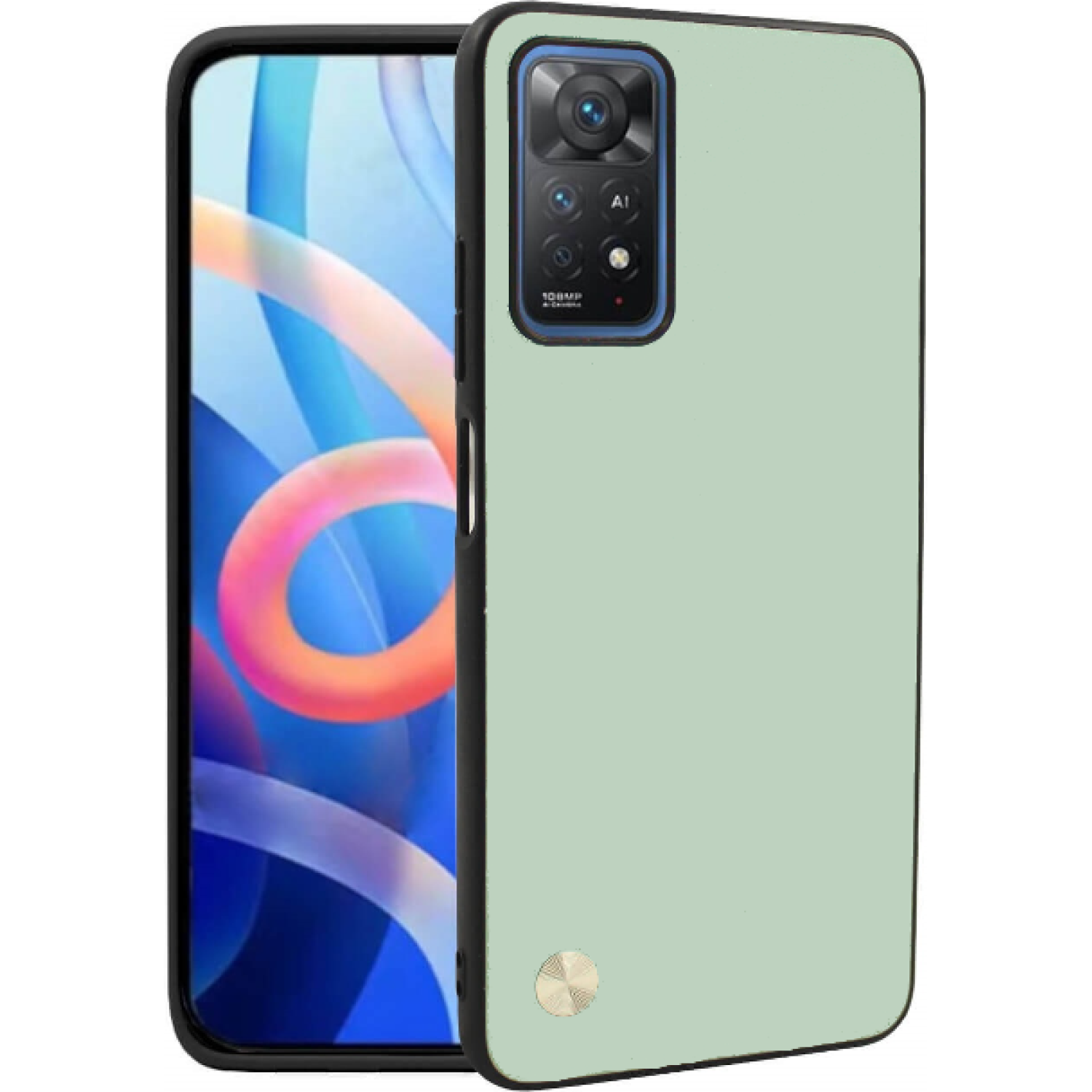 Θήκη Xiaomi Redmi Note 11 Pro / Redmi Note 12 Pro 4G Bodycell Vegan Cover Σκληρή Light Green