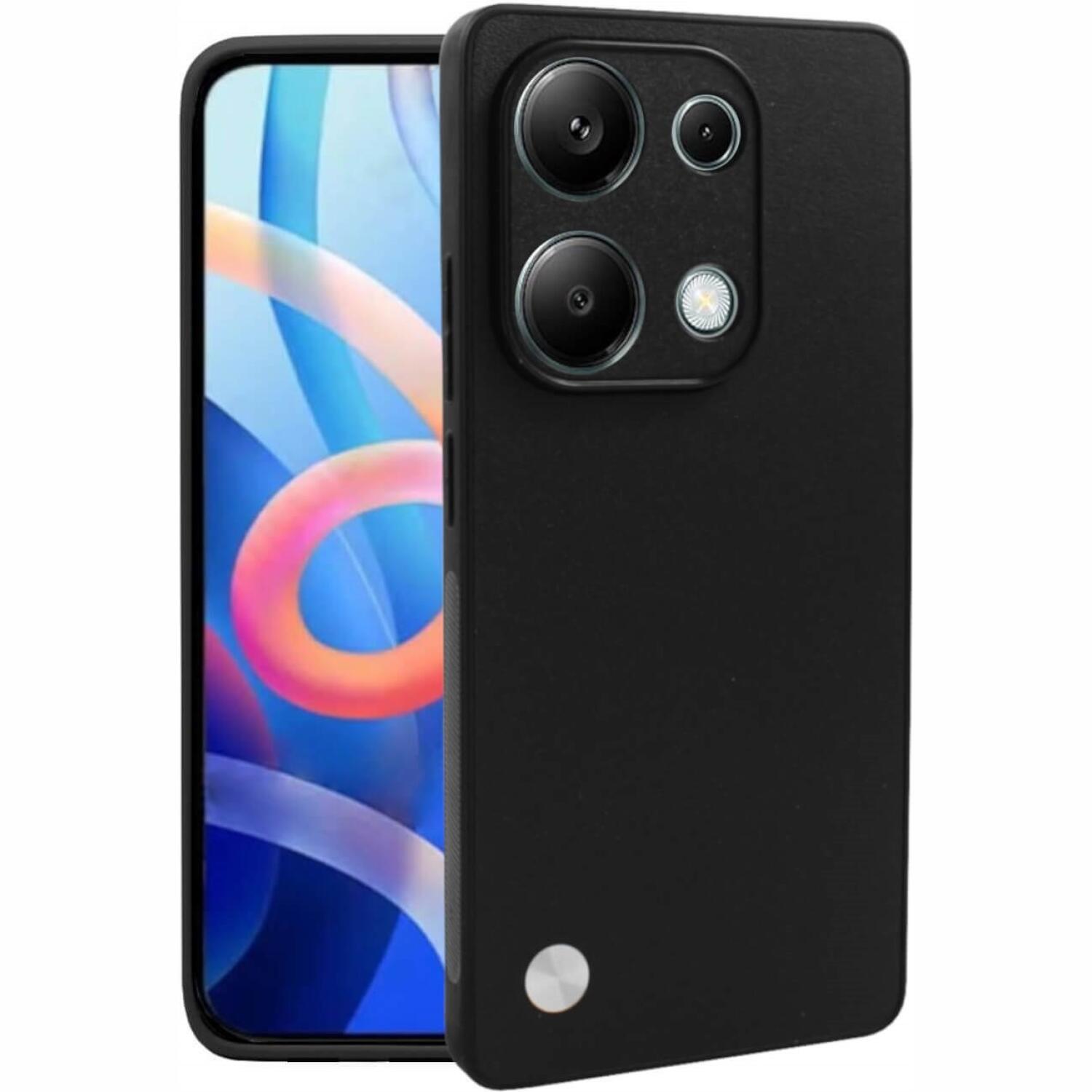 Θήκη Xiaomi Redmi Note 13 Pro 4G / Poco M6 Pro 4G Bodycell Vegan Cover Σκληρή Black