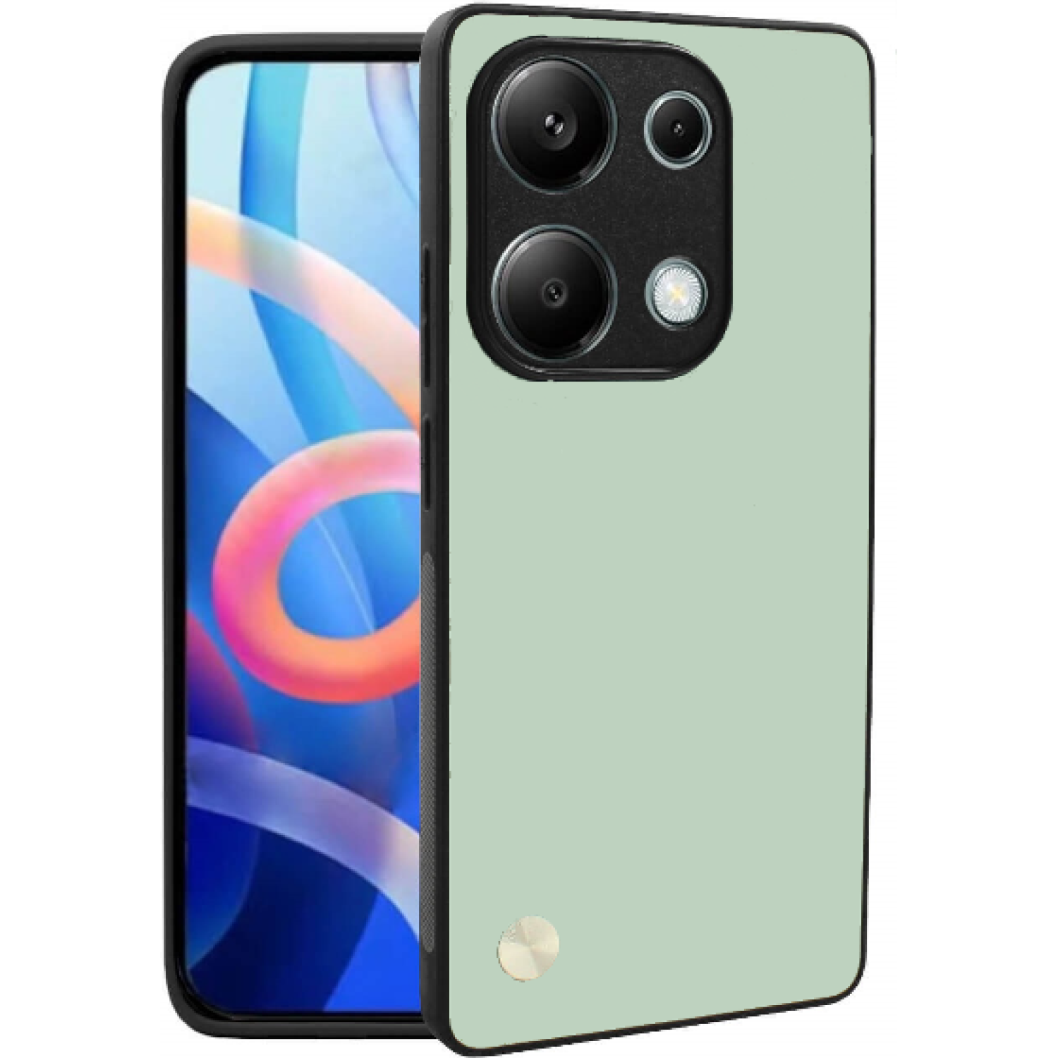 Θήκη Xiaomi Redmi Note 13 Pro 4G / Poco M6 Pro 4G Bodycell Vegan Cover Σκληρή Light Green