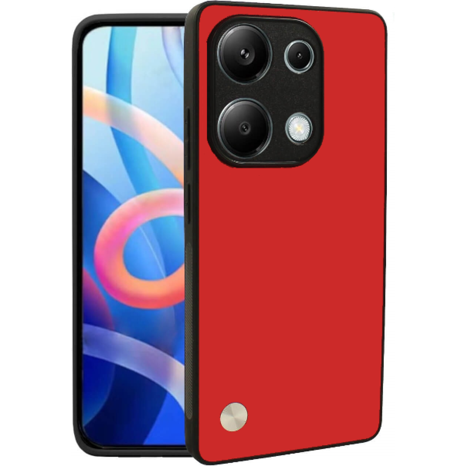 Θήκη Xiaomi Redmi Note 13 Pro 4G / Poco M6 Pro 4G Bodycell Vegan Cover Σκληρή Red