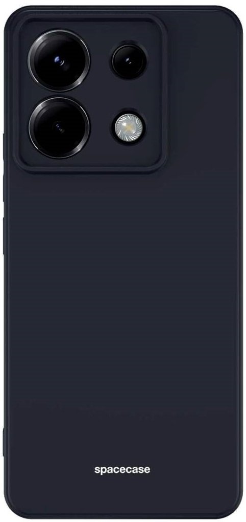 Θήκη Xiaomi Redmi Note 13 Pro 5G / Poco X6 Spacecase Silicone Case Σιλικόνης Black