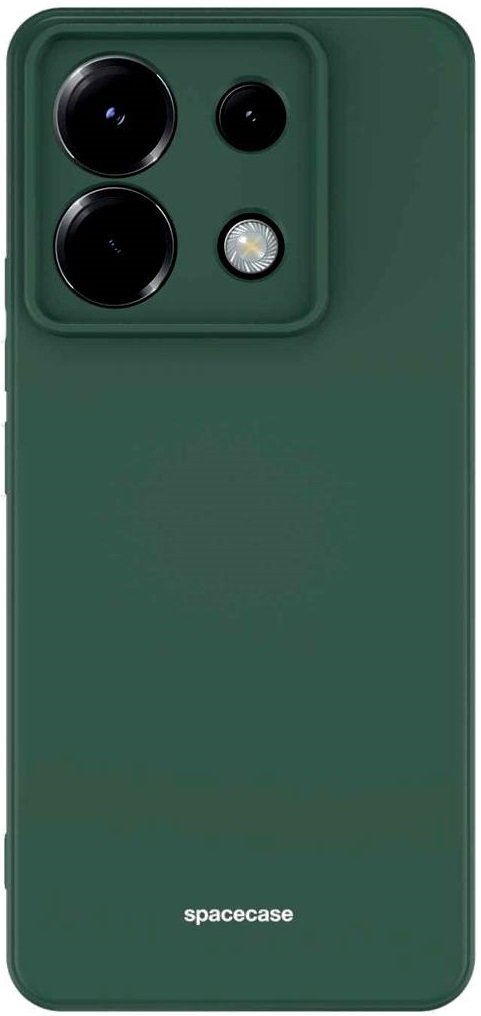 Θήκη Xiaomi Redmi Note 13 Pro 5G / Poco X6 Spacecase Silicone Case Σιλικόνης Dark Green