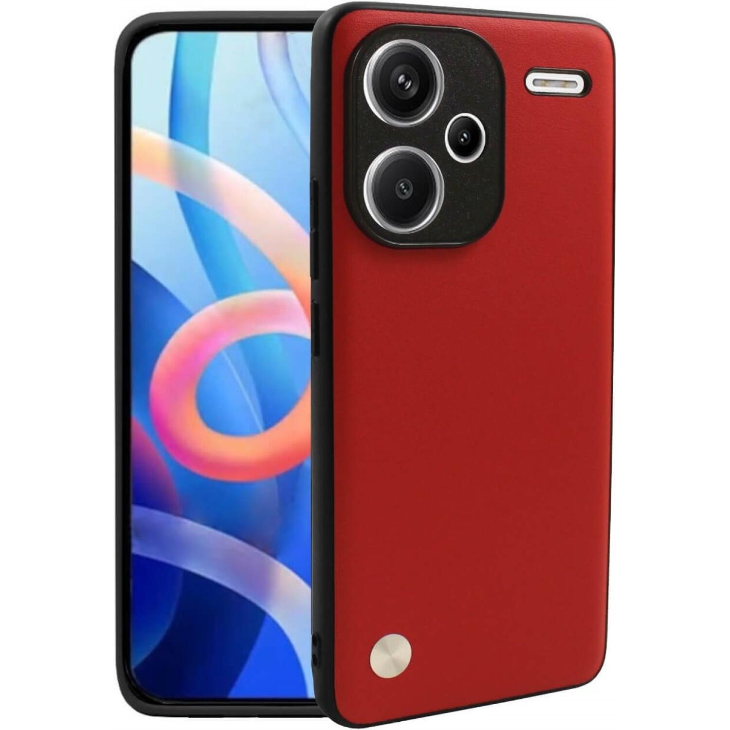Θήκη Xiaomi Redmi Note 13 Pro Plus Bodycell Vegan Cover Σκληρή - Red (5206015078040)