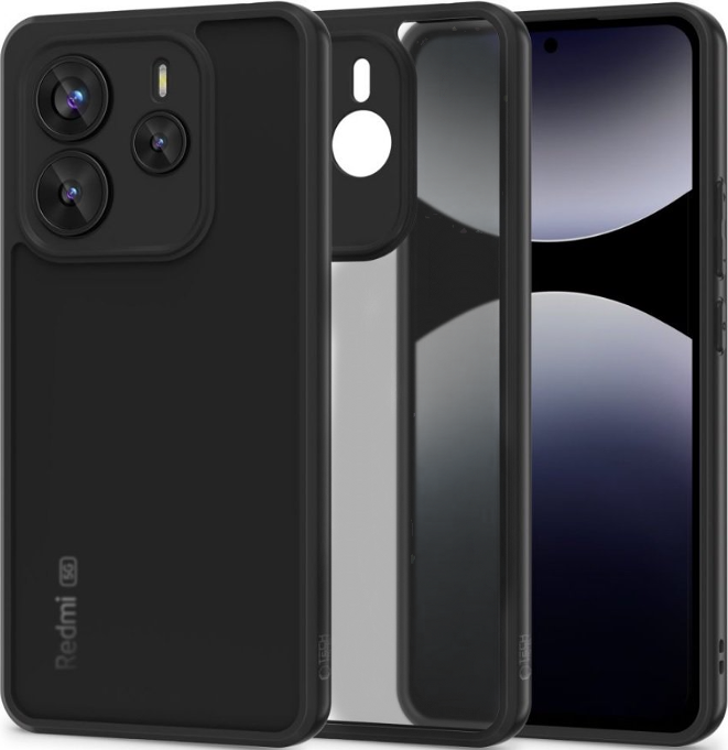 Θήκη Xiaomi Redmi Note 14 5G Tech-Protect MagMat Σκληρή Ημιδιάφανη Matte Black