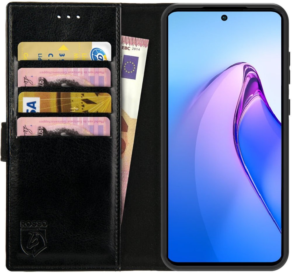 Θήκη Xiaomi Redmi Note 14 Pro 5G / Poco X7 Rosso Element PU Πορτοφόλι - Black (8719246468537)